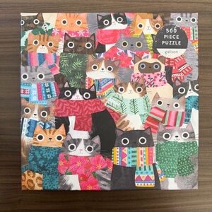 Complete Wintery Cats Puzzle
